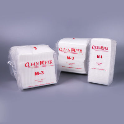 M-3 Series Super Tough Non Woven Lint Free Cleanroom Wipes Cross Lapping