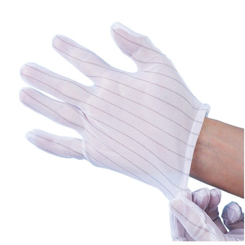 ESD Safe Anti Static Clean Room Gloves Protection Solution