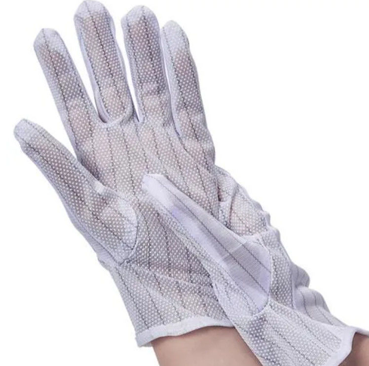 ESD Safe Anti Static Clean Room Gloves Protection Solution