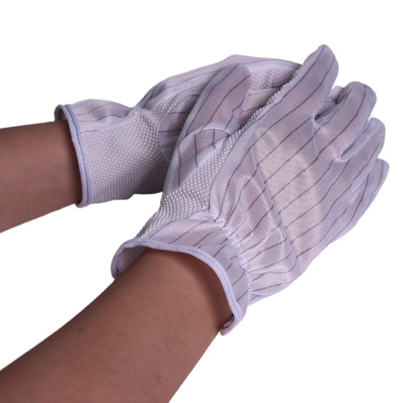 ESD Safe Anti Static Clean Room Gloves Protection Solution