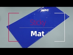 30 Lapis lembaran polietilen yang mudah dikupas LDPE Floor Mat dengan tab sudut bernomor